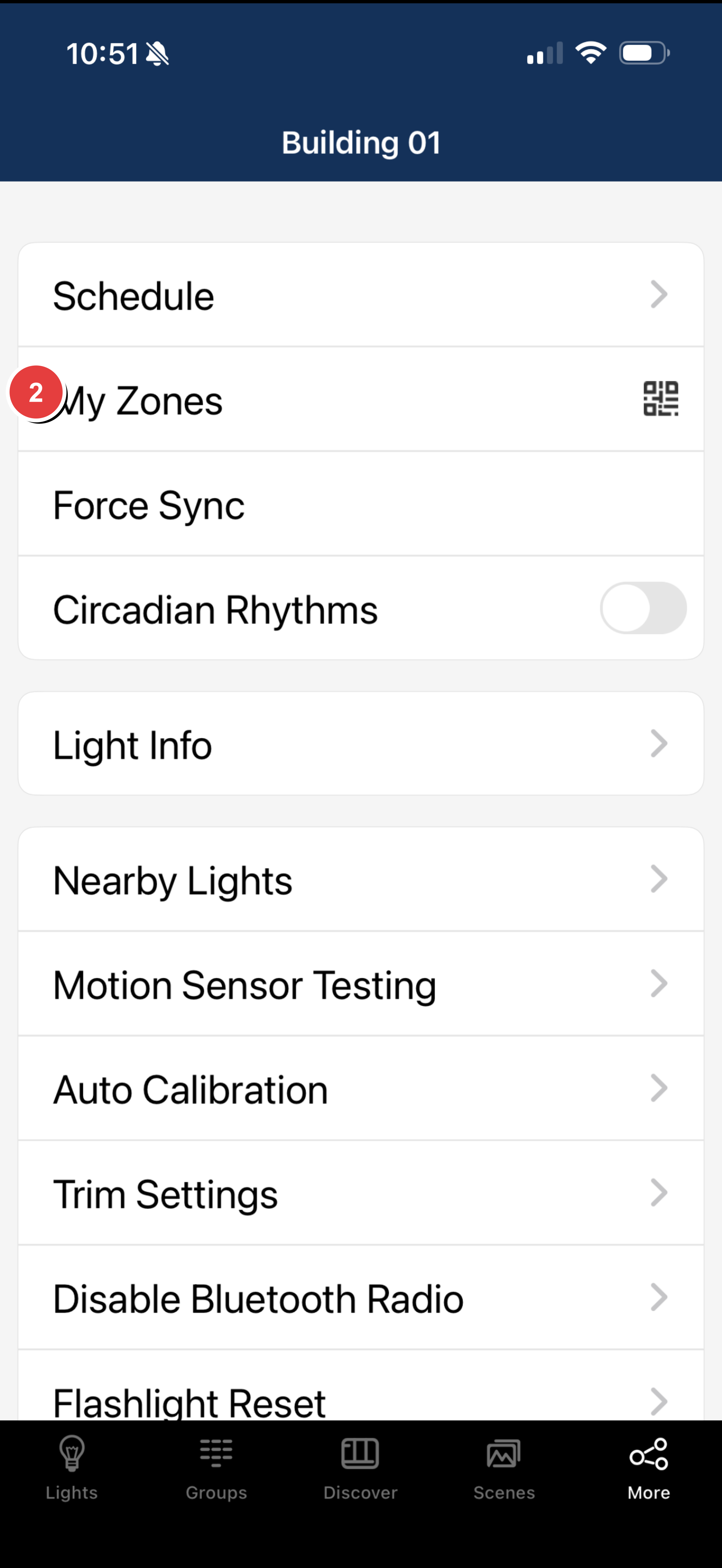 Step 2: Select My Zones